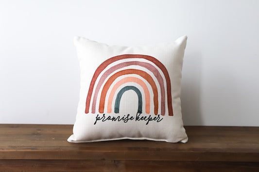 Promise Keeper Rainbow Pillow